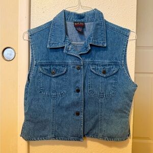 Women denim vest size M